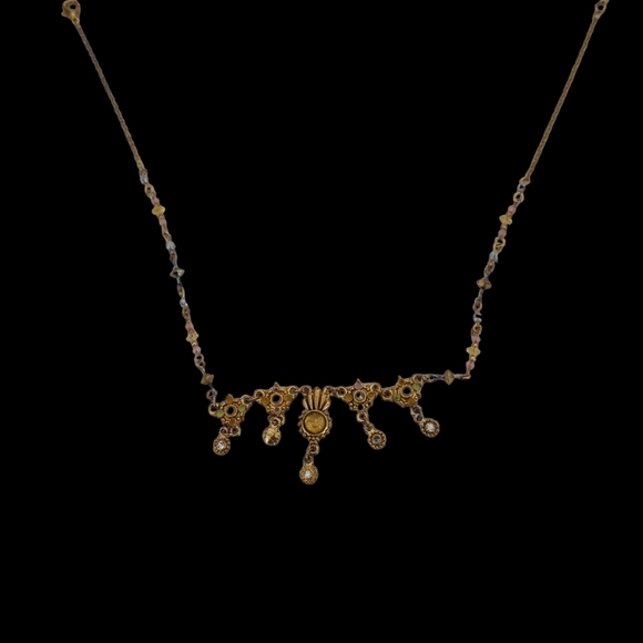Vintage 1980's Goldtone Necklace - Picture 5 of 8